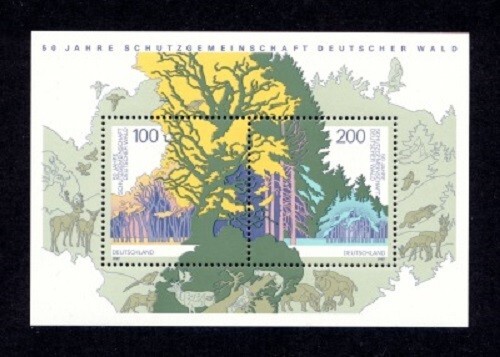 Block 38 Naturparks einwandfrei postfrisch