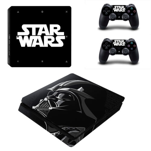 Star Wars Vinyl Decal Skin Sticker for Sony PS4 Slim Console & 2 Controllers - Picture 1 of 1