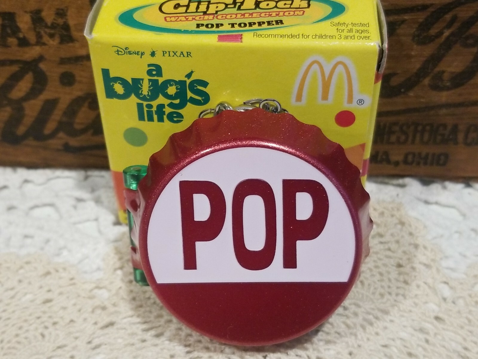 Disney’s A Bug’s Life McDonalds Clip-Tock Watch Collection Pop Topper ...