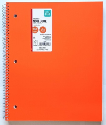 PEN + GEAR  1 Subject Notebook 100 Blatt Liniert USA Format ANSI USA