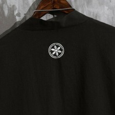 Men Cotton Line Coats Cardigan Kimono Jackets Loose Oversized Chinese Style