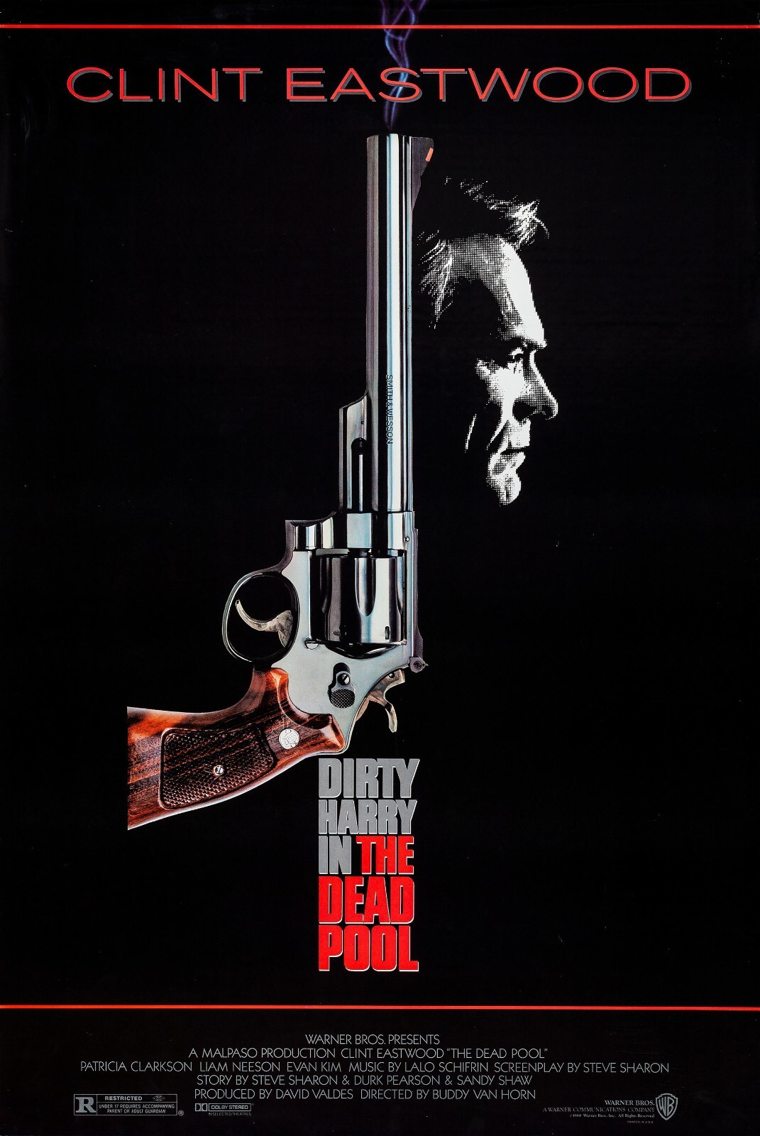 1988 The Dead Pool Movie Poster 11X17 Clint Eastwood Callahan Dirty Harry 🍿