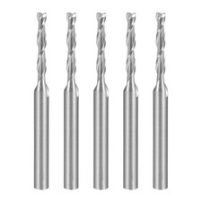 5pcs 1/8" Shank 2.0mm x 12mm Carbide End Mill CNC Router Bits 2 Flutes