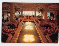 Postcard The Gallery lobby lounge in Omni International Hotel Miami Florida USA