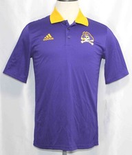 Adidas ECU East Carolina Pirates Coaches Sideline Tech Polo Mens Size Small