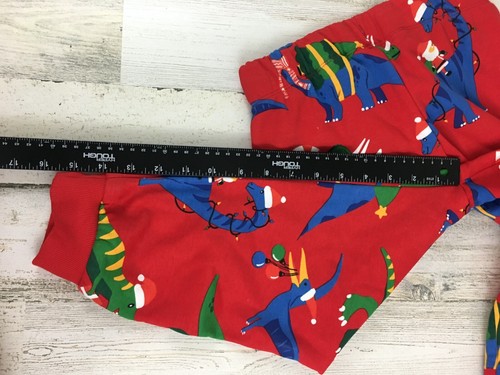 H&M Christmas Dinosaurs Santa Red Jogger Pants Sz 8 NWT - Picture 13 of 13