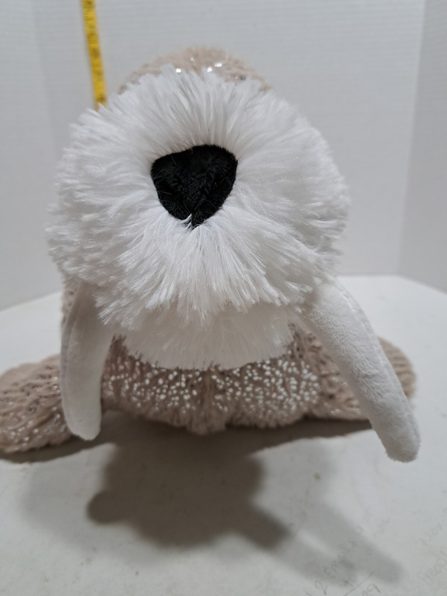 Dan Dee 20” Walrus Plush Shimmery Silver Gray Stuffed Animal Toy