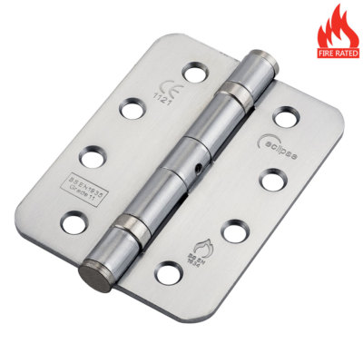 Eclipse 4 Inch Steel Radius Ball Bearing Hinge - Grade 11 Fire Tested - Foto 10