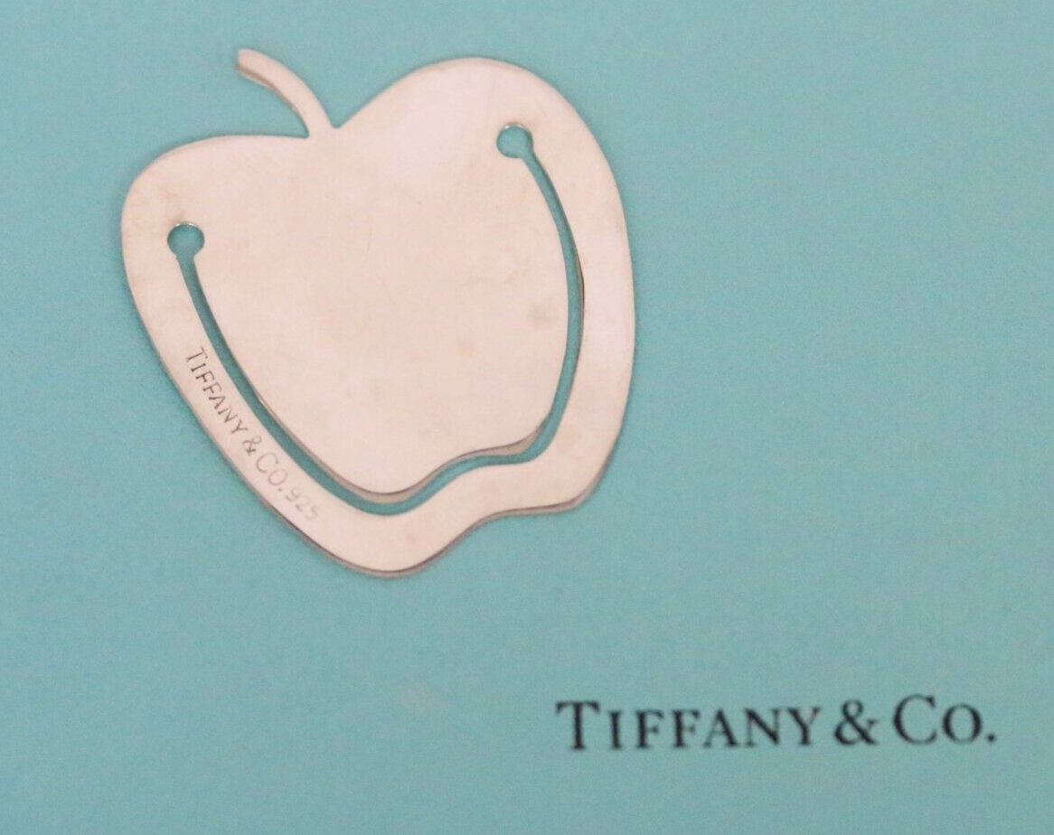 TIFFANY&Co. アップル ブックマーク その他小物 Tiffany & Co. Sterling Silver Apple Bookmark | eBay