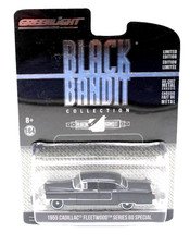 Greenlight Cadillac Fleetwood Series 60 Special 1955 Black Bandit 1:64 27860