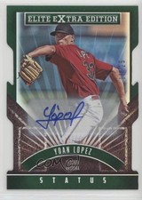 2015 Panini Elite Extra Edition 4/25 Yoan Lopez #90 Auto 3wu