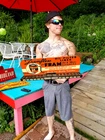 Vintage Metal Fram Rack Display Sign Oil Filter Gas cool Graphics 20 inches 1949