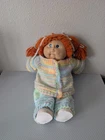 Cabbage Patch Kids Play Doll Orange Yarn Hair Signed 16in 1982 Xavier Roberts