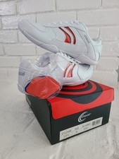 Chasse Flip IV White Cheer Competition Shoes Youth Size 4 with color inserts