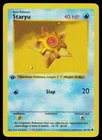 Pokemon Card - Staryu Base Set Shadowless 65/102 1st Edition Common