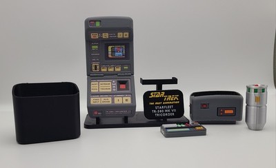 Star Trek The Next Generation TR80 Tricorder With Holster & Stand 3D Printed 