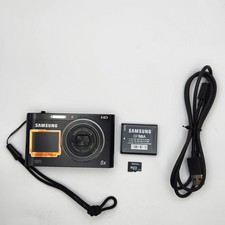 Samsung DV300F 16MP Digital DualView Camera WiFi w/ Battery Card Tested A 