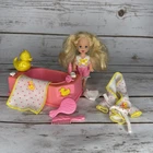 Vintage Mattel 1995 Barbie Kelly Bathtime Fun Doll Play Set 14552