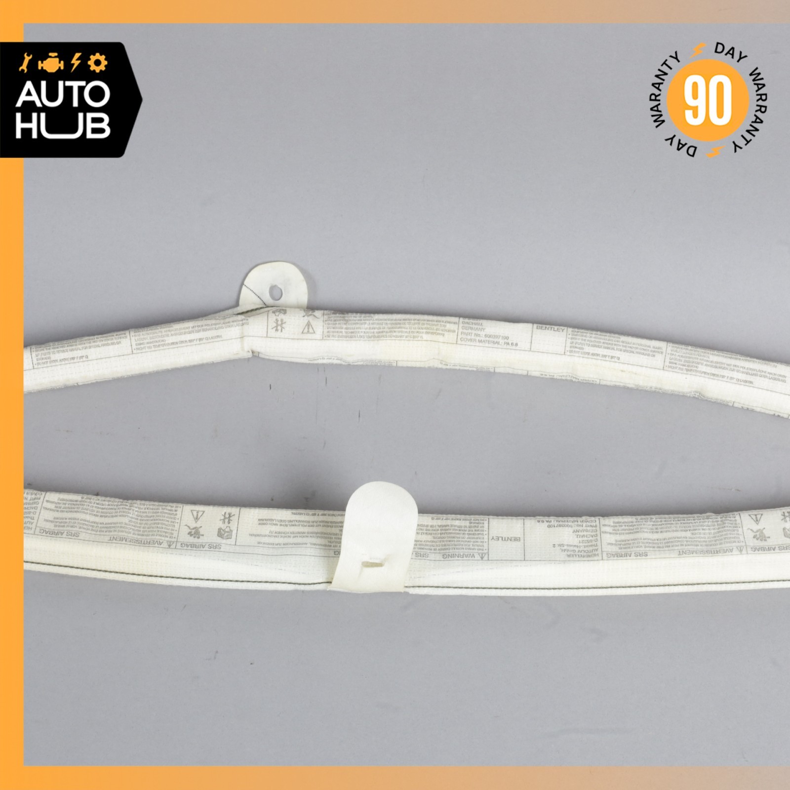 03-10 Bentley Continental GT Coupe Roof Curtain Airbag Air Bag Right Side OEM