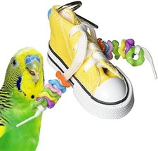 Beaker Sneaker Bird Toy for Parakeets Cockatiels