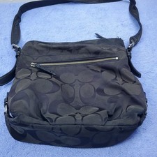 Coach Signature Duffle Shoulder Bag Crossbody...
