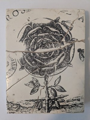 Sid Dickens Memory Block Tile Medieval Rose Rare Prototype 1/1 HOLY GRAIL