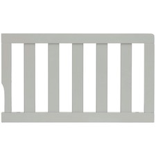 Toddler Bed Guard Rail for Crib Conversion, Cool Grey