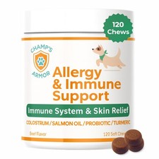 Champs Armor Allergy Immune Soft Chews for Dogs. Daily Support for Itchy Ski...