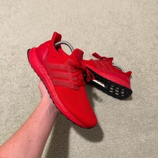 Adidas Ultraboost 1.0 DNA Triple Scarlet Red Mens Size 9 Sneakers Shoes FZ3606