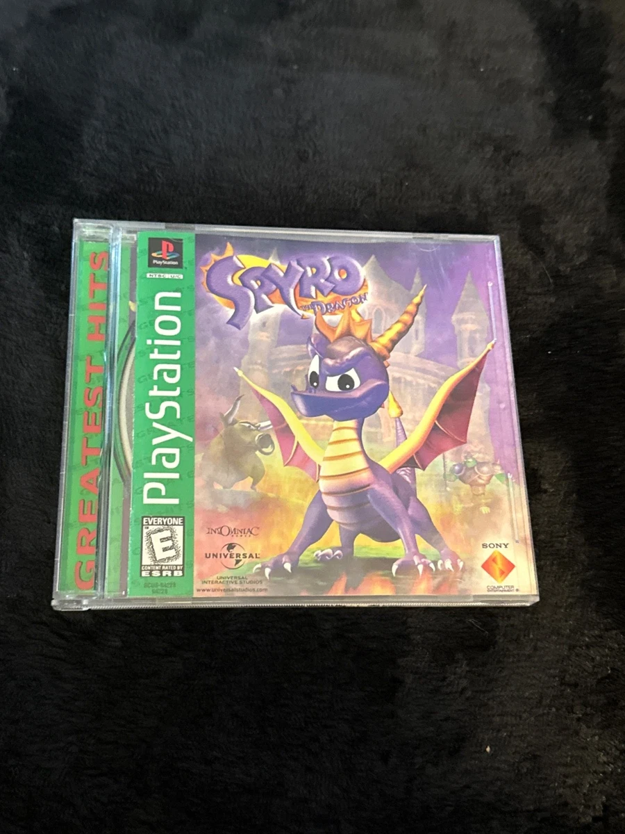 Spyro the Dragon & Spyro Ripto's Rage PS1 Black Label