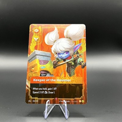 Poppy - Keeper of the Hammer 203/219 Rare Unleashed Riftbound Foil Near Mint