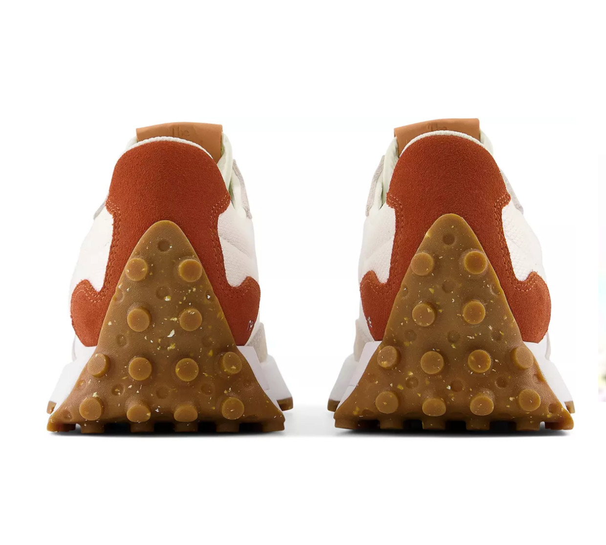 New Balance 327 Leather Sneakers Shoes Size 8 Rust/Sand thumbnail 5