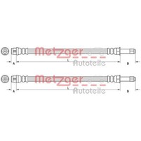 2X Metzger BremsschlÄUche Vorne Beidseitig Passend FÜR Audi Q5