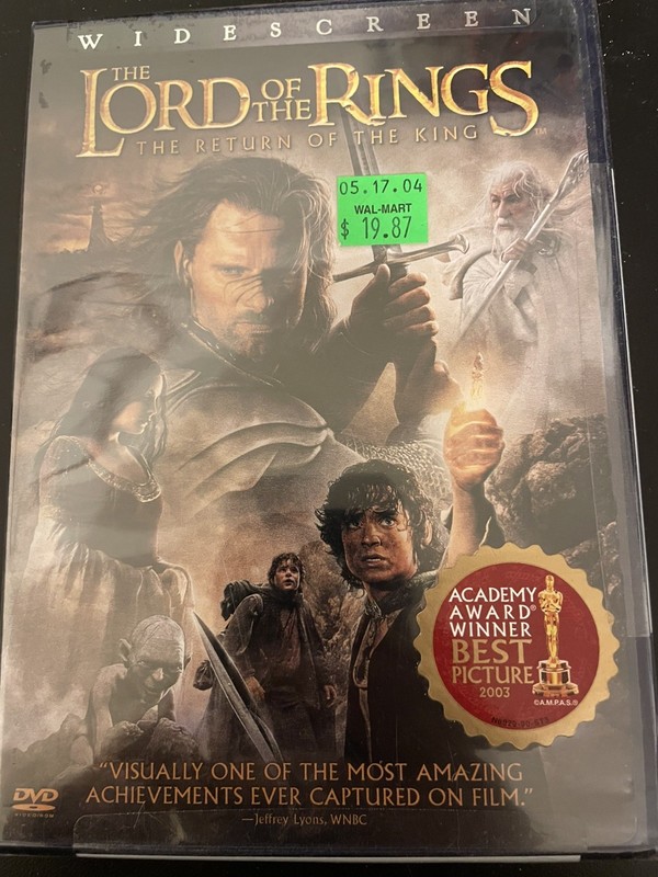 The Lord of the Rings: The Return of the King (DVD, 2003)