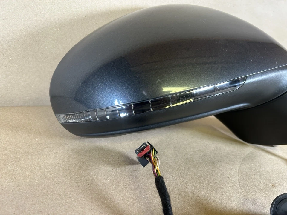 Espejo retrovisor exterior gris puerta lateral derecho pasajero volkswagen touareg 2011-2014 Foto 3 de 4