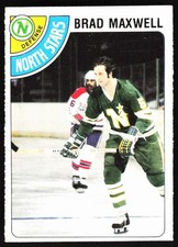 1978-79 O-Pee-Chee Brad Maxwell Rookie Minnesota North Stars #83