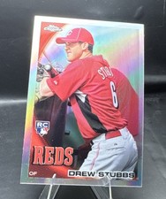 2010 Topps Chrome Refractor Drew Stubbs #219 Rookie RC