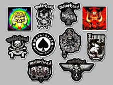Motorhead Vinyl Sticker Lot (10 Stickers) punk heavy metal Lemmy Kilmister crust