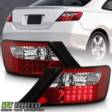 For 2006-2011 Honda Civic Coupe Lumileds Led Red Clear Tail Lights Brake Lamps For 2006-2011 Honda Civic Coupe Lumileds Led Red Clear Tail Lights Brake Lamps