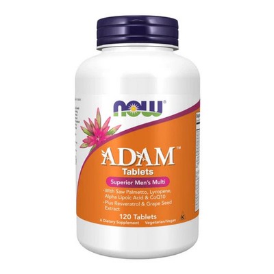 Adam Men's Multiple Vitamin 120 Tabs  by Now Foods