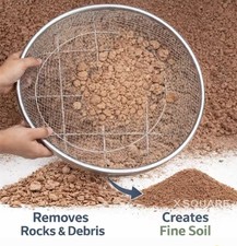 Over Size Gigant  Large Gardening Sieve Riddle Riddler Soil Sifter Garden 52 cm