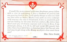 1938 Humorous Searching for LOVE Letters, Exhibit Supply, CHICAGO, IL Postcard