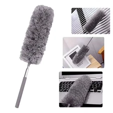 Microfiber Duster Soft Feather Dusting Brush Household Extendable Cleaning Tool