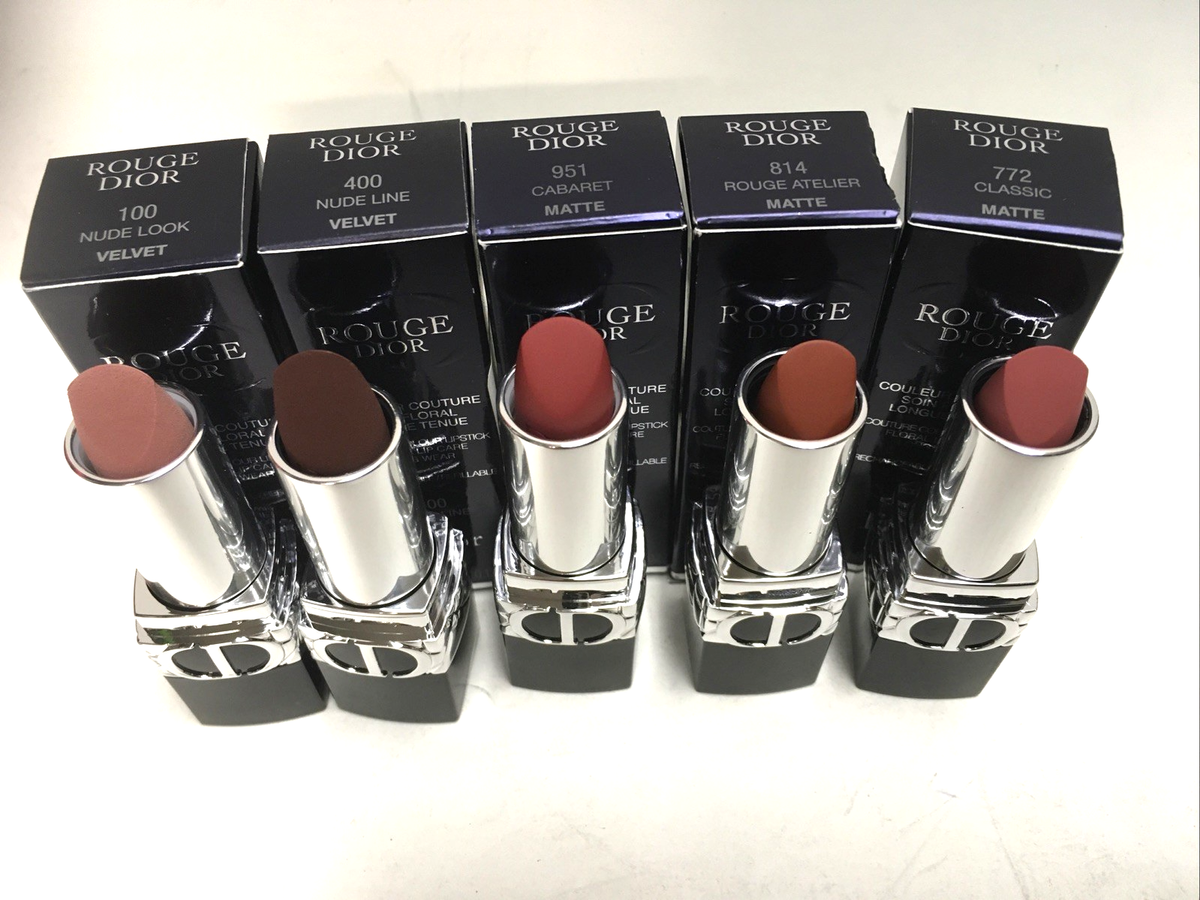 CHRISTIAN DIOR ROUGE DIOR COUTURE COLOUR LIPSTICK NIB ASSORTED