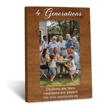 Four Generations 4x6 Picture Frame, Family Photo Frames, 4 generations