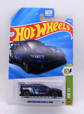 New 2026 Hot Wheels Blue Ford Mustang Mach-E 1400-HW EV2/10