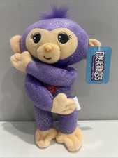 Fingerlings Glitter Purple Monkey Plush With Sound