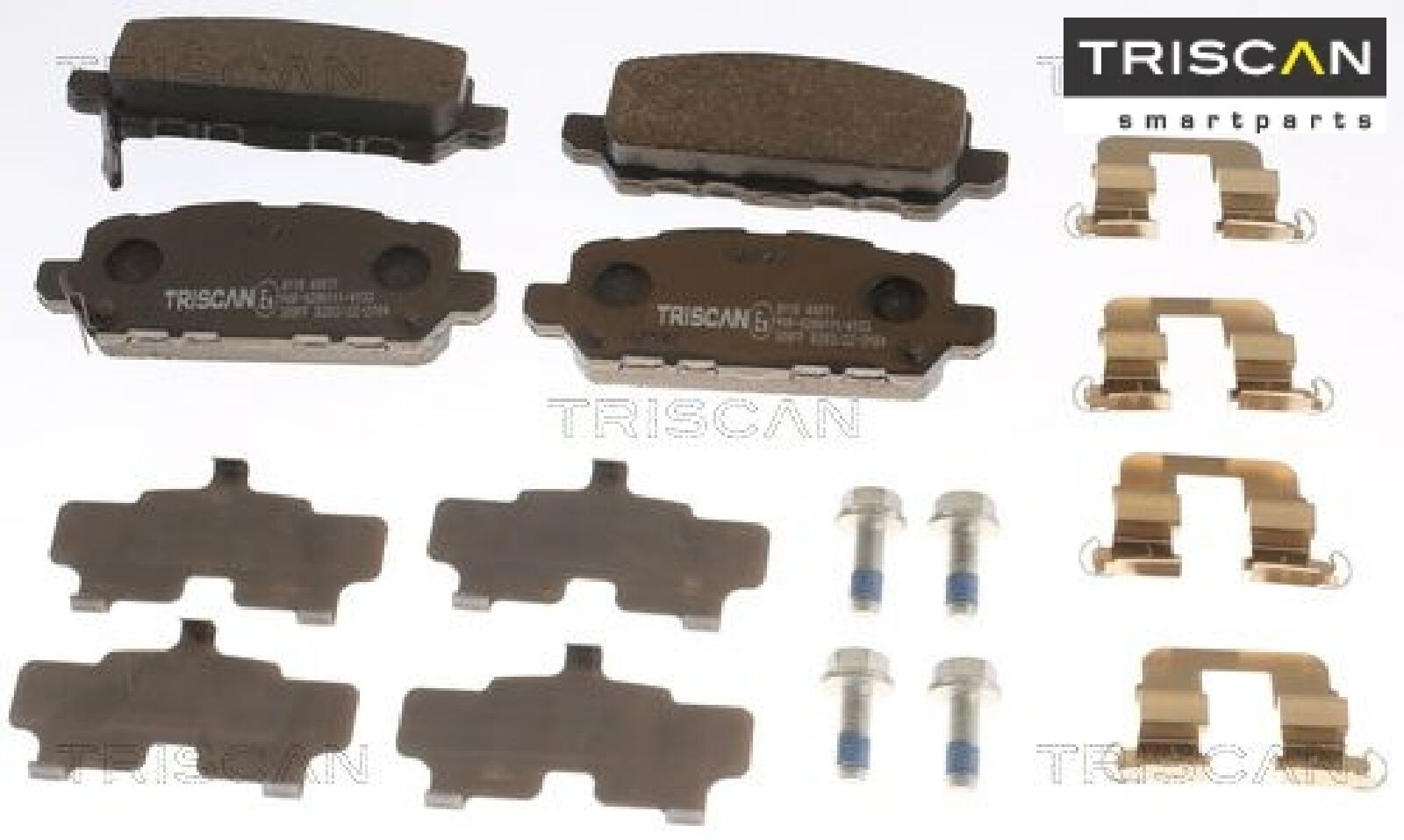 Triscan Bremsbelagsatz, Scheibenbremse 8110 40071 Für Honda - Bild 5