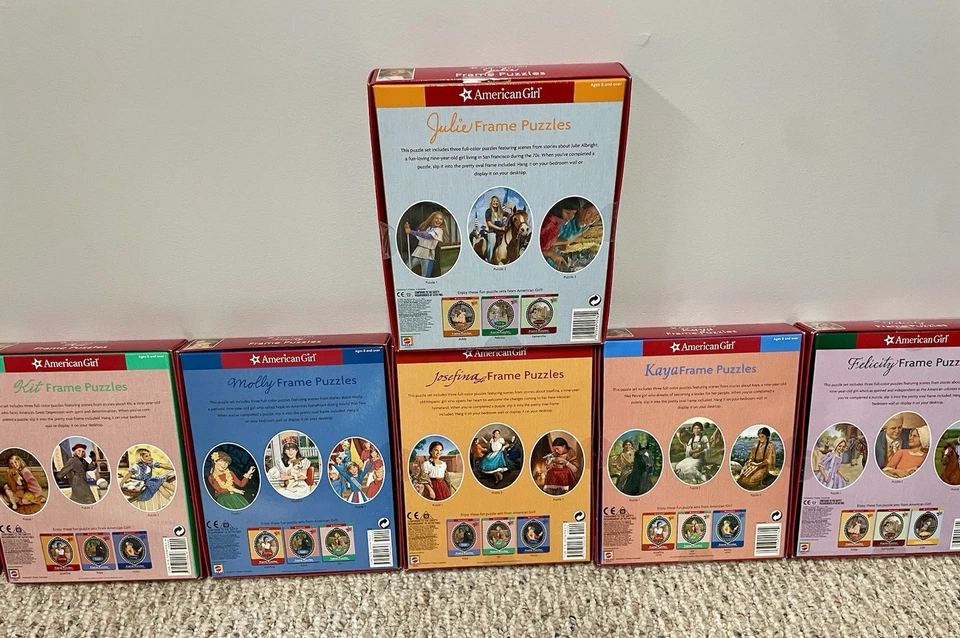 NUEVO EN CAJA - Colección de rompecabezas con marco American Girl *Leer descripción* Foto 2 de 4