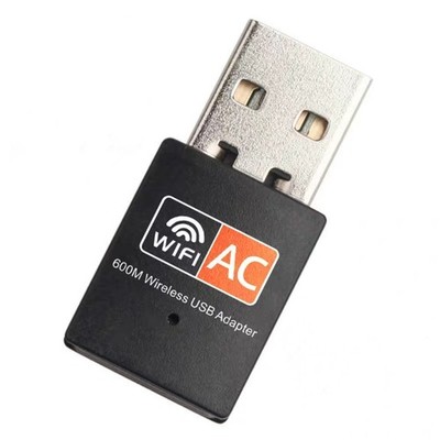 MiNi Dual Band 600Mbps USB WiFi Wireless Adapter Network CARD 2.4/5GHz